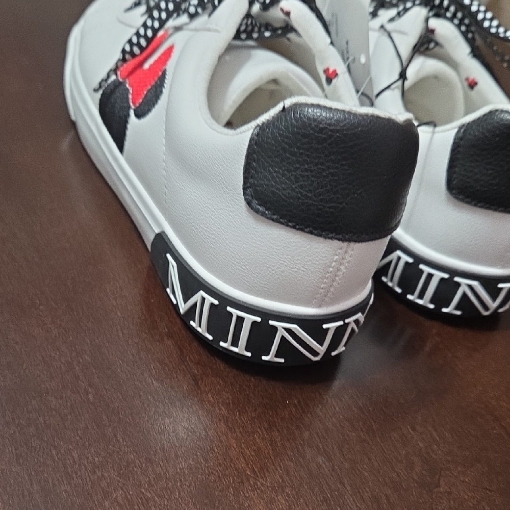 Disney Minnie Mouse Womens Sneakers - White and Red - Picture 5 of 7